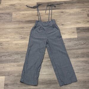 Striped blue Women's Jumpsuit